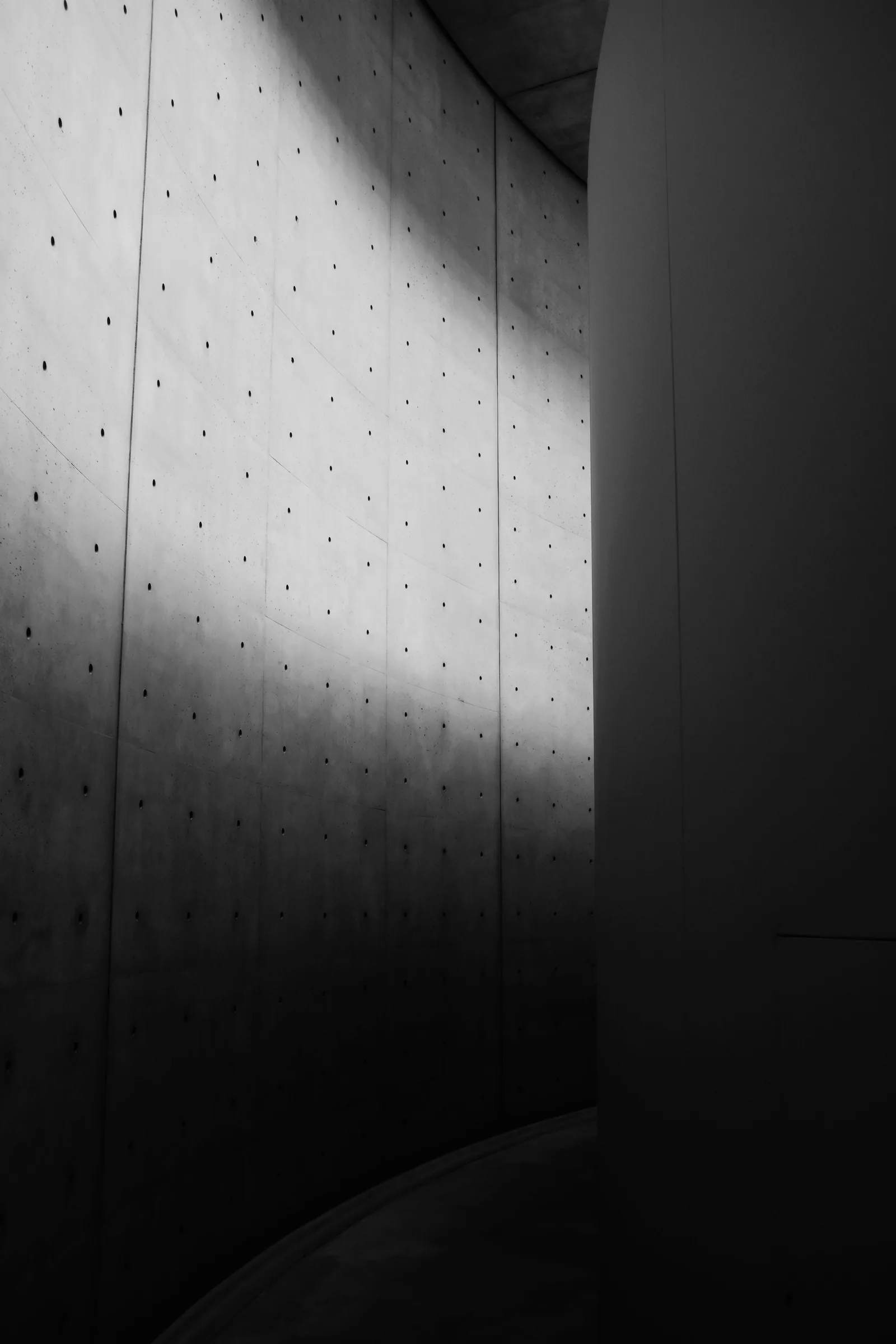 Stair with a light slot